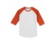 Sport-Tek® Colorblock Cotton 3/4 Sleeve Raglan Youth Jersey