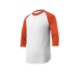 Sport-Tek® Colorblock Cotton 3/4 Sleeve Raglan Youth Jersey