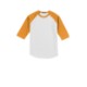 Sport-Tek® Colorblock Cotton 3/4 Sleeve Raglan Youth Jersey