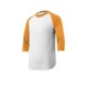 Sport-Tek® Colorblock Cotton 3/4 Sleeve Raglan Youth Jersey