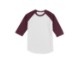 Sport-Tek® Colorblock Cotton 3/4 Sleeve Raglan Youth Jersey