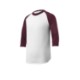 Sport-Tek® Colorblock Cotton 3/4 Sleeve Raglan Youth Jersey