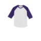 Sport-Tek® Colorblock Cotton 3/4 Sleeve Raglan Youth Jersey