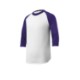 Sport-Tek® Colorblock Cotton 3/4 Sleeve Raglan Youth Jersey
