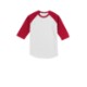 Sport-Tek® Colorblock Cotton 3/4 Sleeve Raglan Youth Jersey