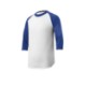 Sport-Tek® Colorblock Cotton 3/4 Sleeve Raglan Youth Jersey
