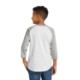 Sport-Tek® Colorblock Cotton 3/4 Sleeve Raglan Youth Jersey