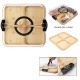 Portable Bamboo Charcuterie Board w/ Lid