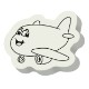 Airplane Die Cut Eraser