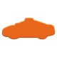 Police Car Die Cut Eraser