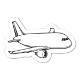 Airplane Shaped Magnet