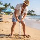 Large Vented rPET Beach Umbrella, 69" Arc
