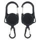 Waypoint Retractable & Lockable Dual Carabiner