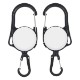 Waypoint Retractable & Lockable Dual Carabiner