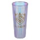 Pyramid Recycled Iridescent Silicone Straw Tumbler, 22oz.