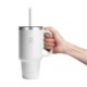 Hydro Flask® Double-Wall Travel Tumbler w/ Clear Lid & Straw, 32oz.