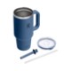 Hydro Flask® Double-Wall Travel Tumbler w/ Clear Lid & Straw, 32oz.