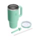 Hydro Flask® Double-Wall Travel Tumbler w/ Clear Lid & Straw, 32oz.