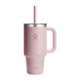 Hydro Flask® Double-Wall Travel Tumbler w/ Clear Lid & Straw, 32oz.