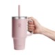 Hydro Flask® Double-Wall Travel Tumbler w/ Clear Lid & Straw, 32oz.