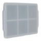 Silicone Ice Cube Tray w/ Snap-On Lid