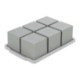 Silicone Ice Cube Tray w/ Snap-On Lid