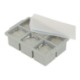 Silicone Ice Cube Tray w/ Snap-On Lid