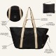 BYBBA® Bondi Zippy Nylon Duffel Tote Bag