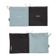 BYBBA® Double Take rPET Nylon Magnetic Zipper Pouch
