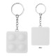 Push Pop Square Stress Reliever Key Chain