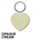 Heart Soft Vinyl Key Tag
