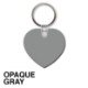 Heart Soft Vinyl Key Tag