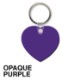 Heart Soft Vinyl Key Tag