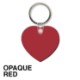 Heart Soft Vinyl Key Tag