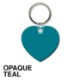 Heart Soft Vinyl Key Tag