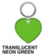 Heart Soft Vinyl Key Tag
