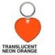 Heart Soft Vinyl Key Tag