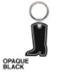 Cowboy Boot Soft Vinyl Key Tag
