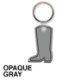 Cowboy Boot Soft Vinyl Key Tag