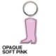 Cowboy Boot Soft Vinyl Key Tag