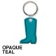 Cowboy Boot Soft Vinyl Key Tag