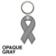 Awareness Ribbon Soft Vinyl Key Tag