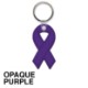 Awareness Ribbon Soft Vinyl Key Tag