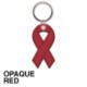 Awareness Ribbon Soft Vinyl Key Tag