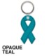 Awareness Ribbon Soft Vinyl Key Tag