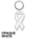 Awareness Ribbon Soft Vinyl Key Tag
