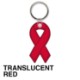 Awareness Ribbon Soft Vinyl Key Tag