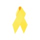 Satin Awareness Ribbon with Pin Backing, 2-1/2"