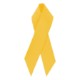 Satin Awareness Ribbon with Tape Backing, 3-1/2"
