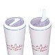 Larsen Recycled Acrylic Straw Tumbler w/ Handle, 24oz.